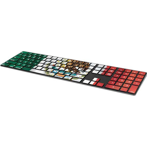 Mexico Flag Magic Keyboard with Numeric Keypad Skin